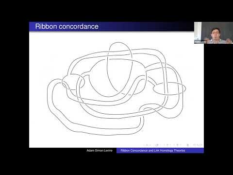 Adam Levine "Ribbon concordance and link homology theories"