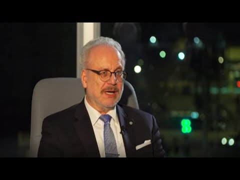 Latvia president: Ukraine conflict cannot end until Russia moves back to recognized borders