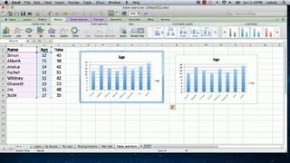 How to Make Tables & Charts in Excel : Using Microsoft Excel