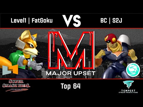 Level1 | FatGoku (Fox) vs BC | S2J (Captain Falcon) - Top 64 - MAJOR UPSET