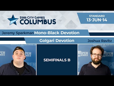 SCGCOL: Semifinals B - Jeremy Sparkman vs Joshua Ravitz | Standard