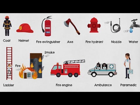 Learn firefighting and rescue vocabulary in english