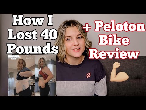 HOW I LOST 40 LBS | HONEST REVIEW OF PELOTON CYCLING BIKE + MEMBERSHIP | MEGA MOM