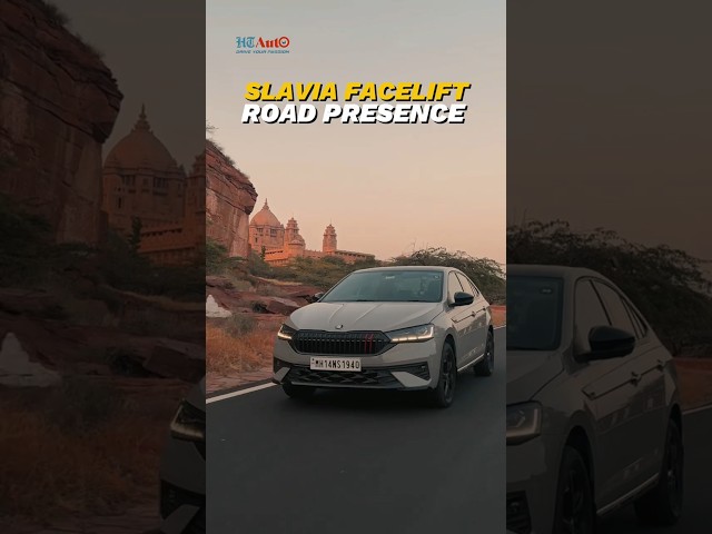 Skoda Slavia facelift: Road Presence