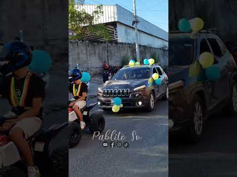 Desfile de Correo en Ciudad Dolores, Cabañas El Salvador #mipais #desfile #viral #cachiporras