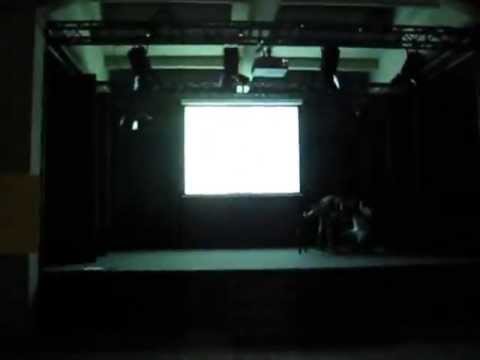 Ynaktera + Scual A/V live performance excerpt at MACRO Factory