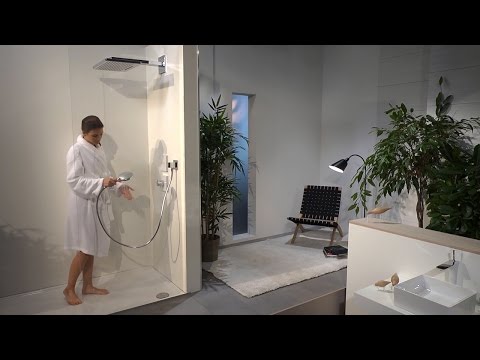 Hansgrohe Rainmaker Select - Hlavová sprcha 460, 2 proudy, sprchové rameno 460 mm, bílá/chrom 24005400