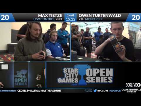 SCGWOR - Standard - Quarterfinals - Owen Turtenwald vs Max Tietze