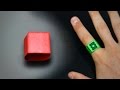 How to make a Paper Ring - Instructions in English (BR)