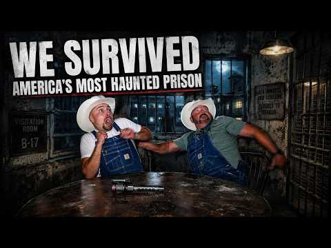 We Survived ALONE in World's Most Haunted Prison (scary night)
