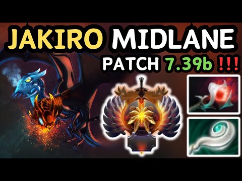 🔥 NEW PATCH 7.39b - Overpower JAKIRO  Midlane Gameplay 🔥 Jakiro Perspective - Dota 2