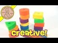 Fisher Price Vintage Creative Coaster Color Blocks Set