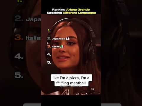 Ariana Grande Speaking Different Language Moments #arianagrande