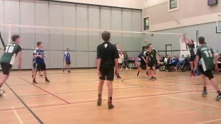 Langley Christian School Jr boys volleyball Douglas Opener