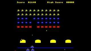 SUPER INVADERS (1982 Acornsoft) on the Acorn BBC Model B Computer