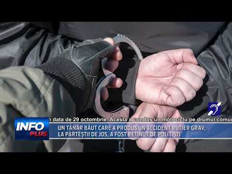 UN TANAR BAUT CARE A PRODUS UN ACCIDENT RUTIER GRAV  LA PARTESTII DE JOS  A FOST RETINUT DE POLITIST