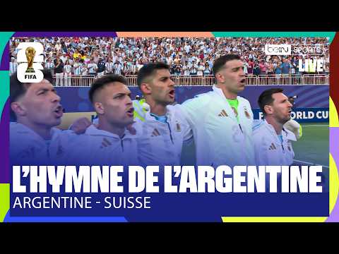 LIVE - L'HYMNE ARGENTIN reprise en CHŒUR avant ARGENTINE-SUISSE !