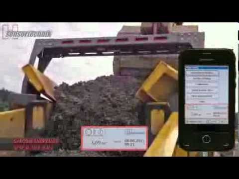 Optische Bandwaage auf dem Aufgabetrichter / Optical Belt Scale On a Feed Hopper