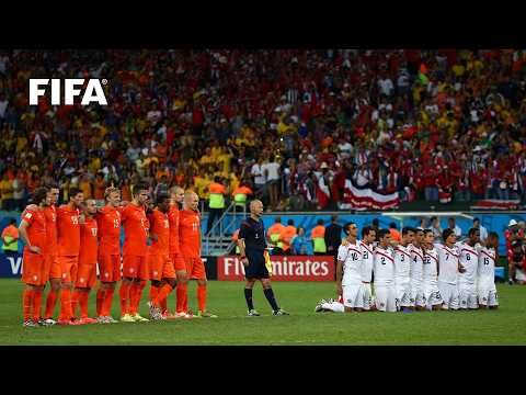 Full Penalty Shoot-out: Netherlands v Costa Rica | 2014 FIFA World Cup Quarter-Final