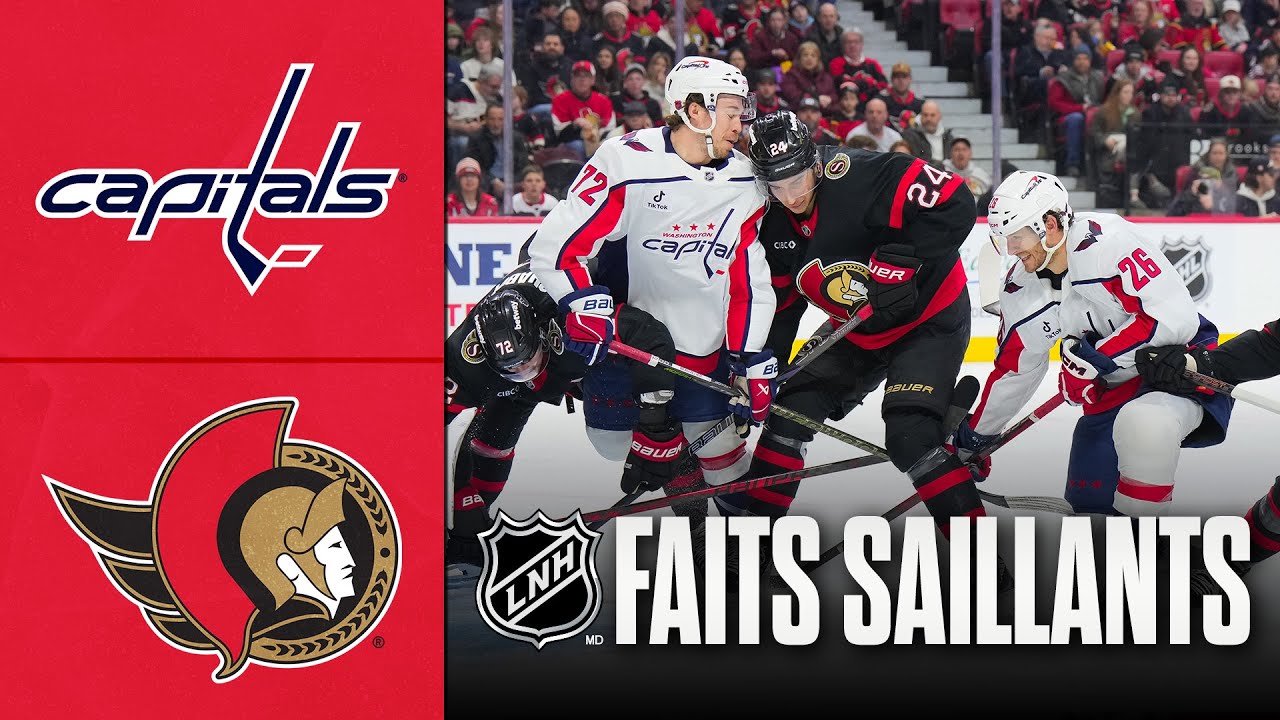 Capitals vs Sénateurs 01/01/26 | Faits saillants