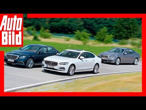 Test / Driving report / Review / Mercedes vs Volvo vs BMW (2016) / Volvo attacks the luxury class