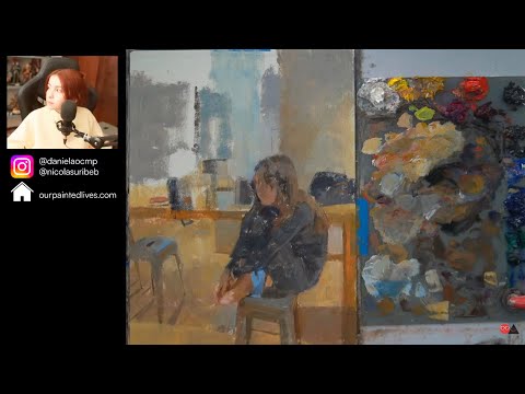 Painting Of A Figure In An Interior  (11/10/2022)