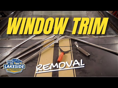 Classic Car Windshield Molding Removal