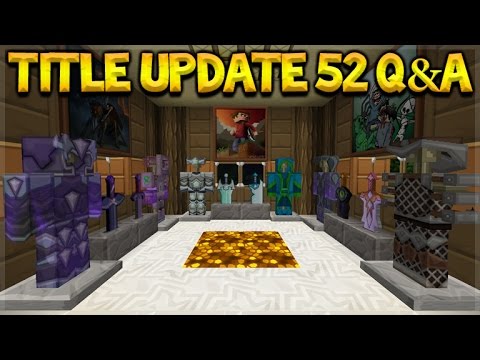Minecraft Console Edition - Title Update 52 Q&A PC Texture-packs & Realms Coming (Console Edition)