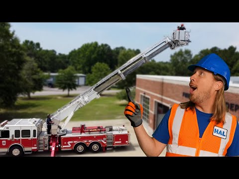 Fire Engine Ladder Truck | Rescue Vehicles for Kids - Kingdom Kids Zone, Sing With Me - Handyman Hal - Music for Kids