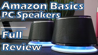 AmazonBasics computer speakers long term review
