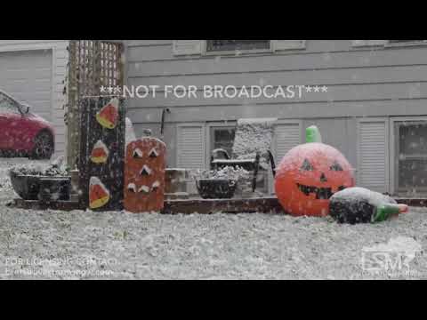 10-14-2018 Carroll, Iowa - First Snowfall of the Season