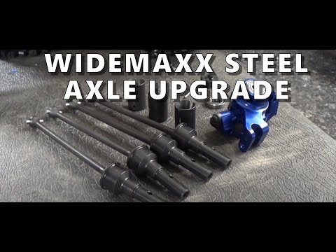 HOW TO: Install Steel Drive Shafts On TRAXXAS MAXX. STEP BY STEP.