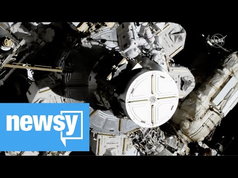 NASA astronauts make first all-female spacewalk