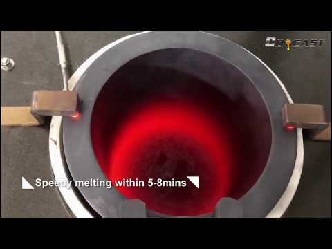 10kg-100kg Silver Melting Furnace/machine/equipment (Automatic Motor Tilting System)