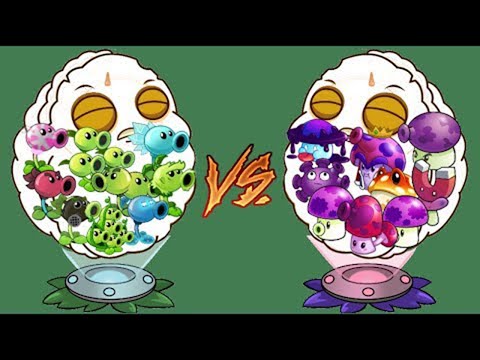 Every plant Power up [Team plant Peashooter vs Team plant Mushroom] PvZ 2