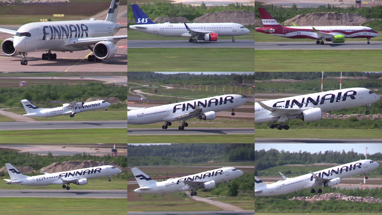 25/06/13 Helsinki-Vantaa Airport | Various Airliners Arrival & Departure at EFHK