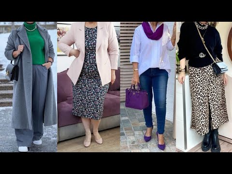 Ropa de MODA otoño invierno para SEÑORAS de 50 60 70 años /LOOKS Y OUTFTIS para MUJER MADURA