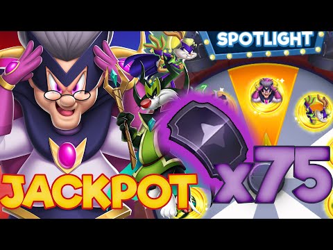 VILLAINS TEAM SPOTLIGHT - 75 BLACK TICKET SPIN - 250 TUNE-UP TICKET - Looney Tunes World of Mayhem