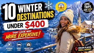 10 Winter Destinations Under $400 That Look WAY More Expensive! 😱❄️