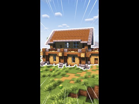 How to build a Minecraft Starter House #shorts