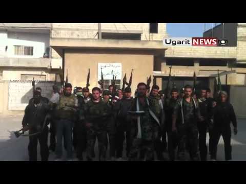 بيان انشقاق مجموعة من الضباط وتشكيل سرية الشهيد رفيق الحريري التابعة للواء خالد بن الوليد في الرستن في ريف حمص