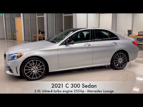 2021 C 300 Sedan with AMG Line and Night Package - First LOOK & walkaround VISUAL Review