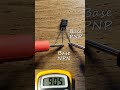 How To Test The Pinout Of A Transistor With A Multimeter Shorts