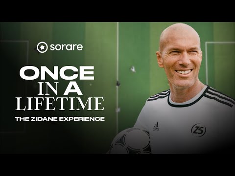 𝐎𝐧𝐜𝐞 𝐈𝐧 𝐀 𝐋𝐢𝐟𝐞𝐭𝐢𝐦𝐞 - The Zidane Experience with @sorare