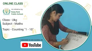 Learn Numbers and Counting 1 to 10 | Mathematics for UKG Students | Ruby Park Public School Thumbnail