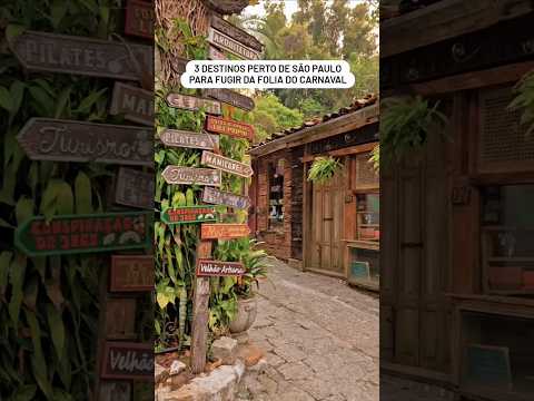3 destinos perto de São Paulo para fugir do Carnaval!