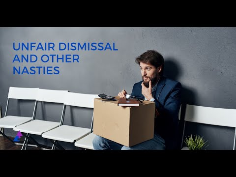 PPS Employer Advisory - Weekend Update; Unfair dismissal and Other Nasties (1 June 2020)