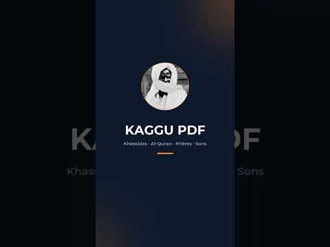 Kaggu PDF (Durus khassida S.T) video thumbnail
