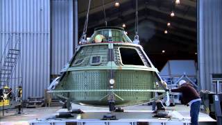 preview picture of video 'NASA Orion Mock Up Tips the Scales'