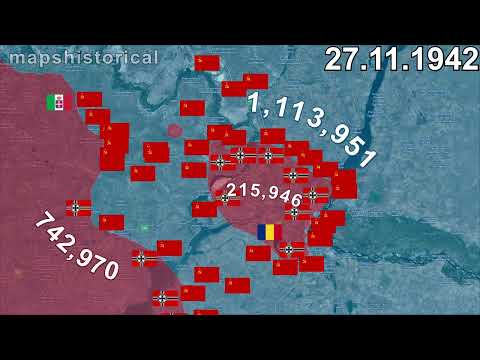 Battle of Stalingrad in 1 minute using Google Earth